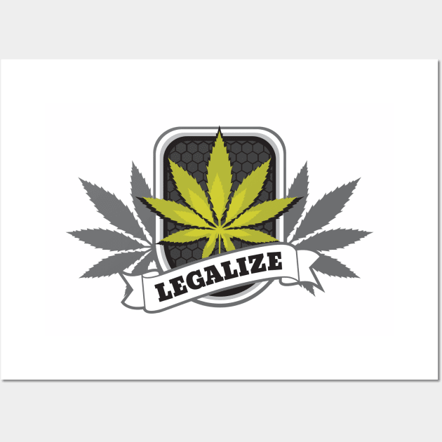 Legalize Medical Marijuana Wall Art by RadStar